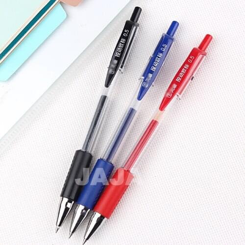 3 Colors Gel pen Classic writing pens Office accessories stylo Canetas school kids stationery supplies(dd-1372)