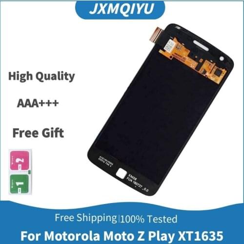 For Motorola Moto Z Play LCD Display Touch Screen XT1635 Assembly Replacement 100% Tested Working Digitizer
