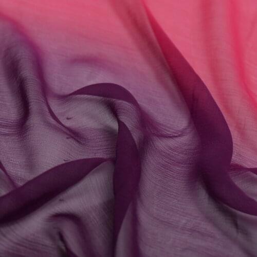 100% pure mulberry Gradient color silk is smooth, comfortable, light silk Shunyu clothes A27