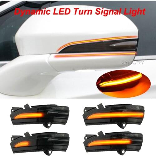 2pcs For FORD MONDEO MK5 2014-2019 MKV 5 LED Dynamic Turn Signal Light Sequential Side Mirror Indicator Blinker