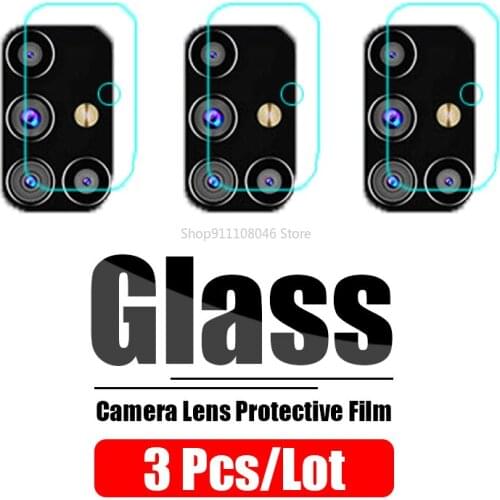 3 Pcs Camera Protective Glass For Samsung Galaxy M51 2020 M31 M30 M20 M11 Clear Len Protector Film For Samsung M31S M 51 31
