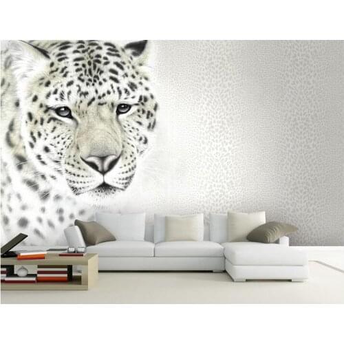 Custom-made photo 3d wallpaper Non-woven mural picture 3 d Fashion leopard painting living room 3d wall murals wallpaper