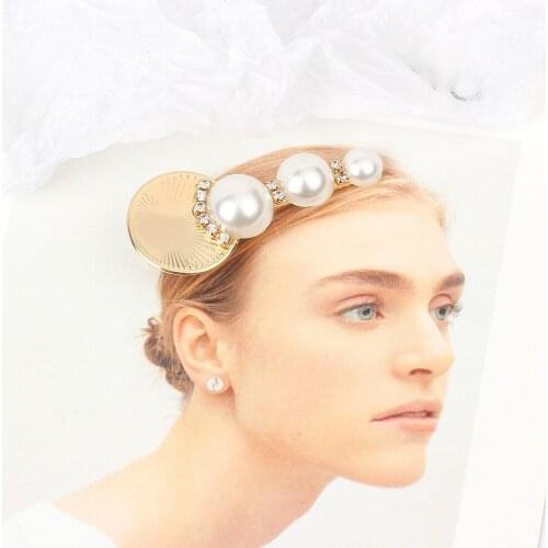 60pcs/lot DIY Simple Multi Pearl Hearts No Flowers Hair Clips Drill Bang Hairpins Hair Styling Tools Accessories HA1586