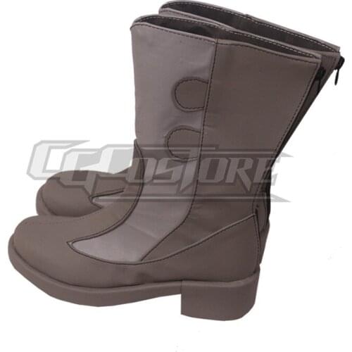 Anime Cosplay Shoes Una at dawn Jeha Costume Hand-made Leather Christmas Free ship COSX-1294