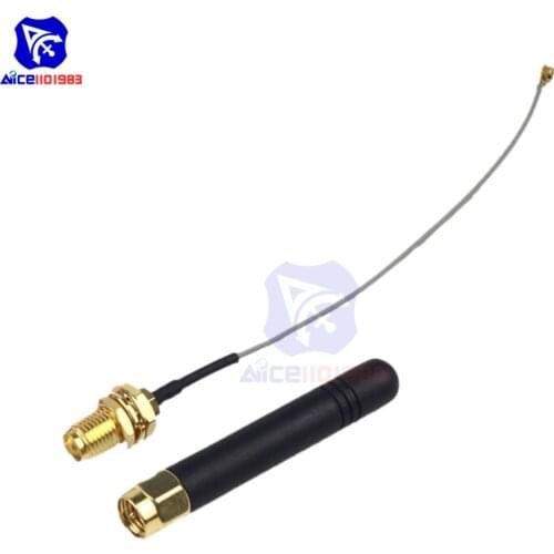 Diymore 2.4G IPEX to SMA Antenna for SIM800L GPRS SIM GSM Wireless Module