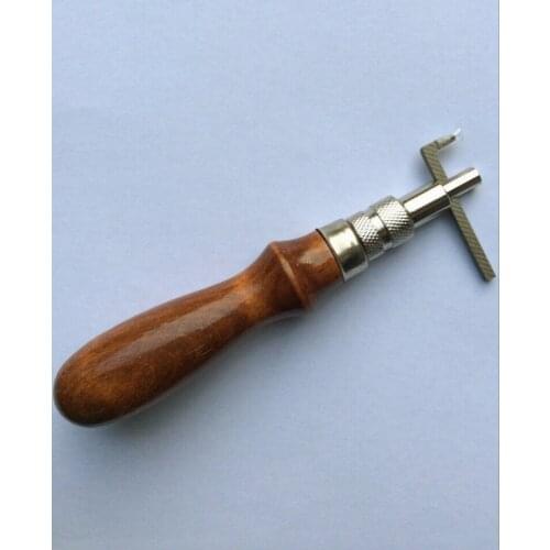 Free Shipping Leathercraft Trench Adjustable Leather Edge Stitching Groover Leather Craft Tool