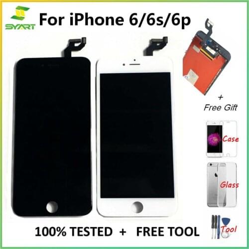 For iPhone 6 6s 6Plus LCD Display With 3D Touch Screen 100% Tested Well Digitizer Assembly + Tools For iPhone 6 6s LCD Screen
