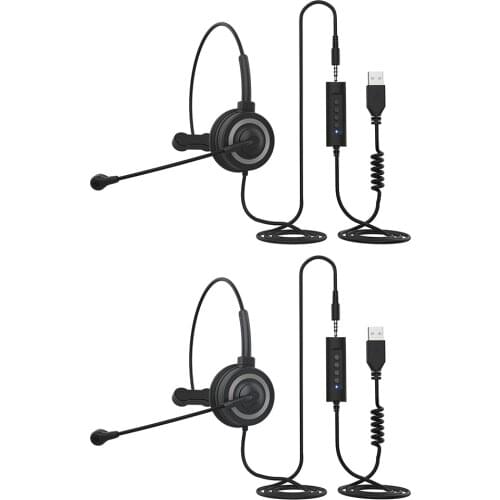 Head-mounted Speaking Microphone Cable Head-mounted Headset Microphone Flexible Wired Boom Amplifie mic Cmputer broadcast