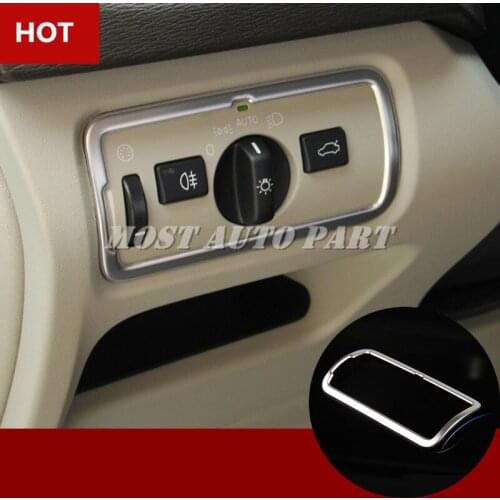 Interior Headlight Switch Button Trim Cover 1pcs For VOLVO V40 2012-2019 Car accesories interior Car decoration
