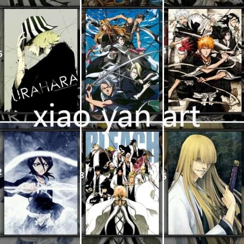 Bleach Collections Rukia Aizen Ichigo Renji Anime Diamond Painting Diamond Mosaic Cross Stitch Kits Room Decoration
