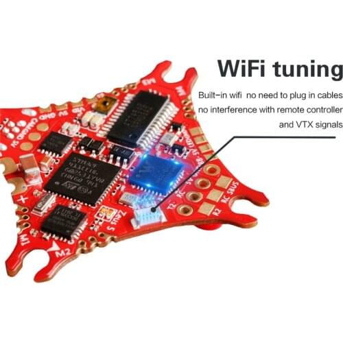 HGLRC Zeus5 AIO MPU6000 F411 25.5mm Flight Controller 5A BLEHLI_S 4in1 ESC 1-2S for FPV Racing Freestyle Tinywhoop Drone