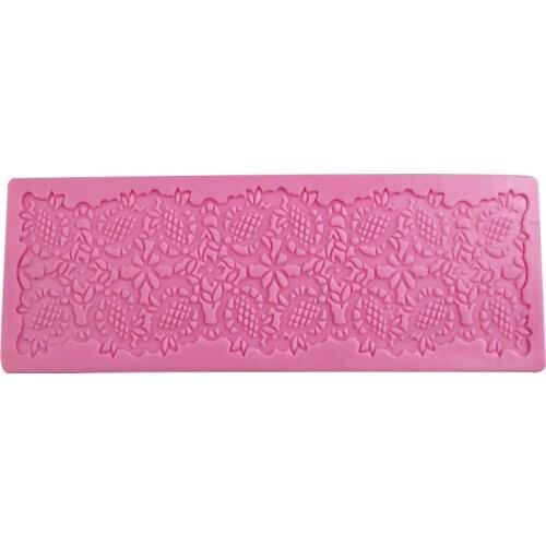 Lace Mat Fondant Flowers Cake Decoration Silicone Mold Sugarcraft Chocolate Candy Baking Tools Cake Decorating Lace Molds