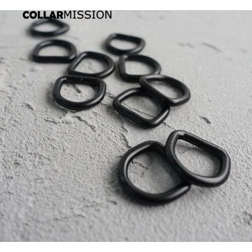15mm Metal Non-Welded Plating Zinc Alloy D Rings For Backpacks Straps shoes Bags Cat Dog Collar Dee Buckles DIY Accessorie DK15H