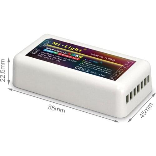 Mi.Light-FUT039;2.4Ghz RGBWW LED controller;DC12-24V input;2A*5CH(RGB+WW)output