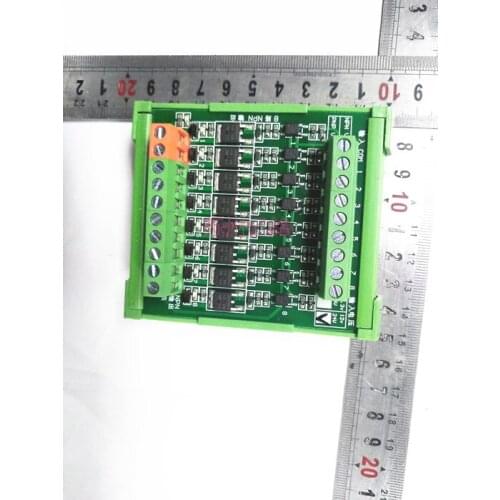 PLC Amplifier Board Optocoupler Isolation Board Solid State Relay Module Non-contact Solenoid Valve Drive 8-channels