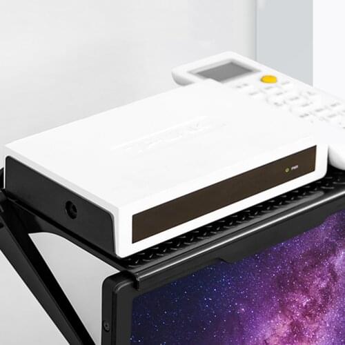 TV Screen Top Storage Shelf Adjustable Computer Monitor Stand for Home Office Creative Storage Rack Computer Screen Shelf