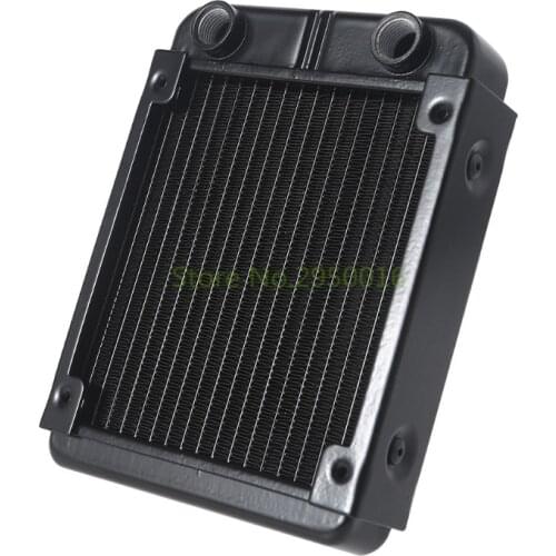 120mm 10/12/18 Tube Computer Water Cooling Radiator G1/4 Female Thread Heat Dissipation for Computer PC CPU Water Cool System