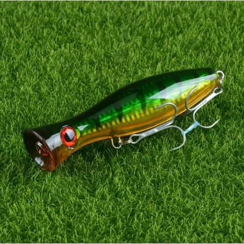 1pcs Big Popper Wobbler Hard Isca Artificial Topwater Fishing Lure 12cm 40g Long Shot Crankbait Fishing Bait Pike Bass Leurre