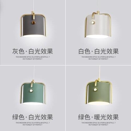 Modern led iron luminaire deco chambre pendant lights pendant lights kitchen dining bar living room bedroom