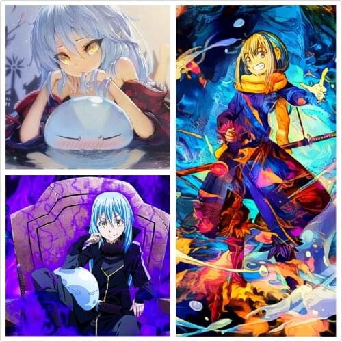 Modern Wall Art Canvas Painting ARimuru Tempest Anime Shuna PosterArt Poster Print Wall Picture for Living Room Decoration