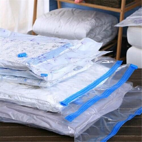 New Space Saver Saving Seal Vacuum Clothing Storage Compressed Bag Organizer Bags for Clothes 4 sizes