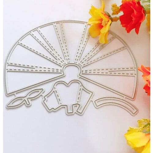 Carbon Steel Cute Skirt Dress Cutting Dies Embossing Stencil Templates Mold DIY Paper Art Craft Scrapbook Bookmark Card Decor