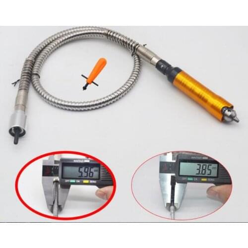 6mm Rotary Angle Grinder Tool Flexible Shaft Fits + 0-6.5mm Handpiece For Dremel Style Flex Shaft Electric Drill Rotary Tool
