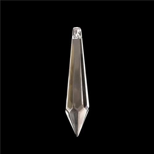 20pcs/lot 76mm Glass Crystal Icicle Prism Suncatcher Part Crystal Drops For Chandeliers Drop Pendant Free Shipping
