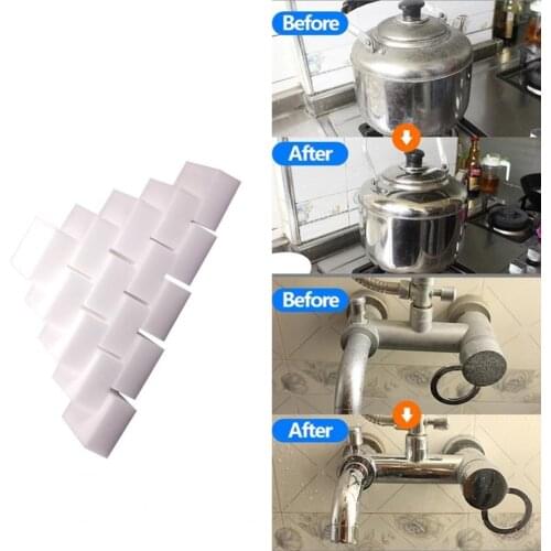 20Pcs/Bag Melamine Sponge Eco-friendly High Toughness White Multi Use Cleaning Sponges for Home Kitchen Bathroom Cleaning Tools