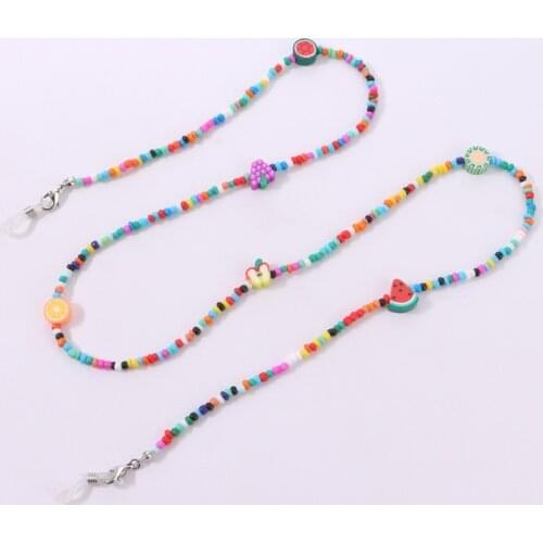 2021 Exotic Natural Sunglasses Masking Chains Lanyard Straps Cords Colorful Eye Wear New Fashion Women Accessories Gifts Girl