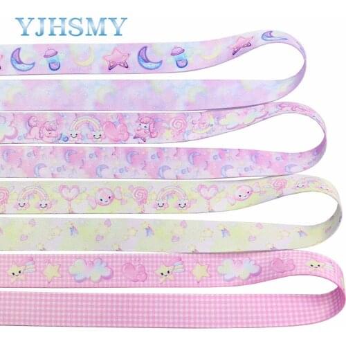 3/4" 10Yards M-21528-725 Double-Sided Cartoons Thicken Ribbon DIY Handmade Dog Collar Leash Mobile Phone Chain Kettle Webbing