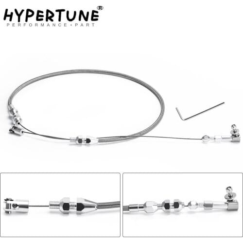 44" Throttle Cable 24" Stainless Steel Braided Housing Carbureted EFI Applications Autos Pedal Accelerator Control Line TCB03