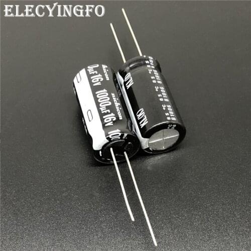 5pcs/50pcs 1000uF 16V NICHICON KL 12.5x25mm 16V1000uF Low Leakage Current Aluminum Electrolytic Capacitor