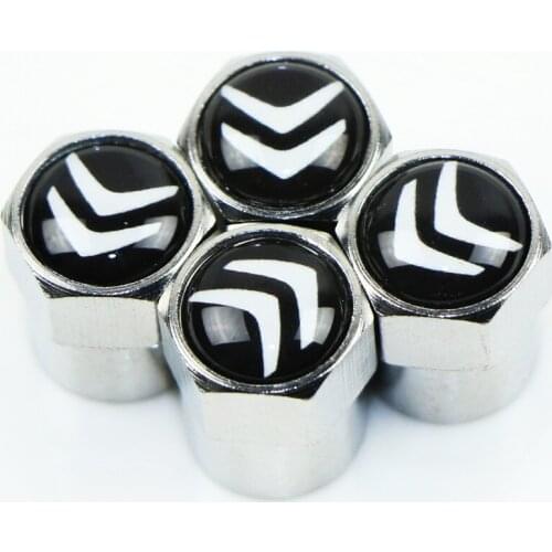 Car-Styling 4pcs Car Caps Emblems Case For Citroen C1 C2 C3 C4 C5 C6 C8 C4L DS3 DS4 DS5 DS5LS DS6 Auto Wheel Tire Valve Cover