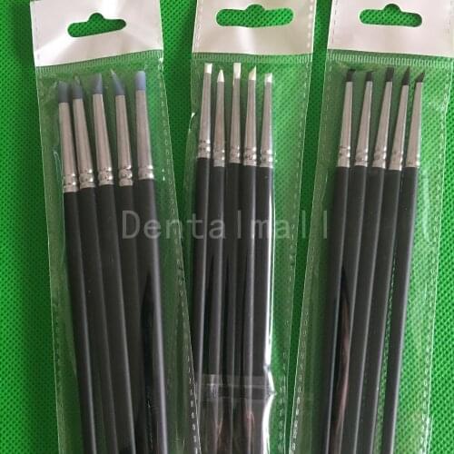 White/Black/Gray Tooth Shape Silicone Pen Adhesive Composite Resin Cement Porcelain