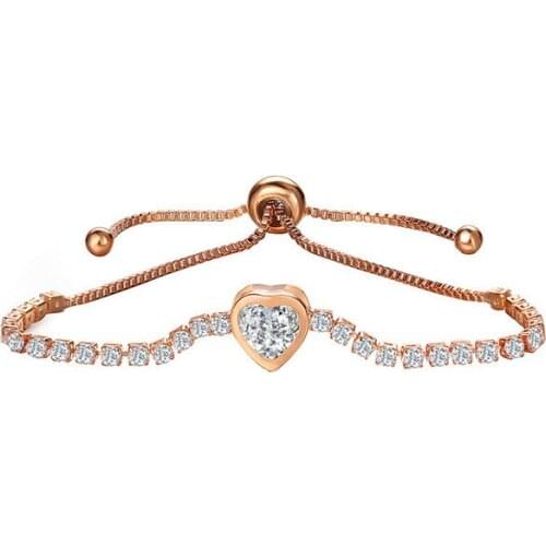 Trendy Heart Charm Bracelets For Women Bohemian Silver Color Chain Bracelets & Bangles Friendship Party Jewelry Pulseras