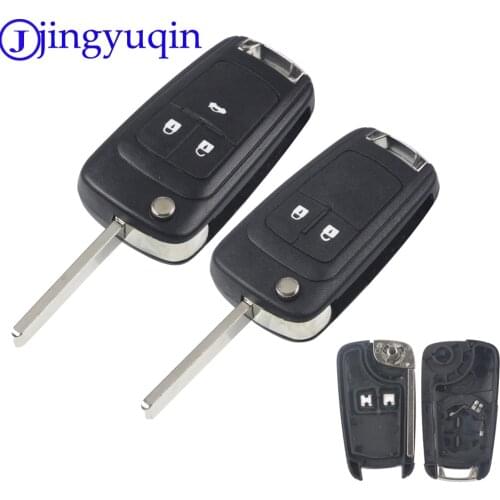 Jingyuqin 10x Remote Key Case Shell for VAUXHALL OPEL Insignia Astra J Zafira C Mokka Car Control Fob Cover Housing HU100 Blade