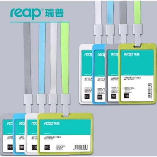 Id Card Case With Lanyards Staff Identification Badges Holder Company Supplies (standard Size)