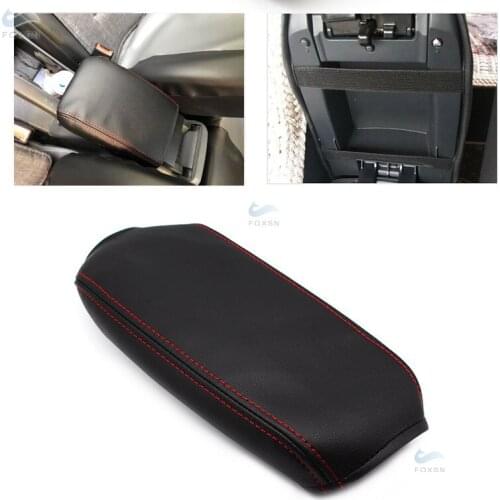 For VW Golf 5 MK5 2005 2006 2007 2008 2009 2010 Car Microfiber Leather Center Console Armrest Box Cover Protection Trim
