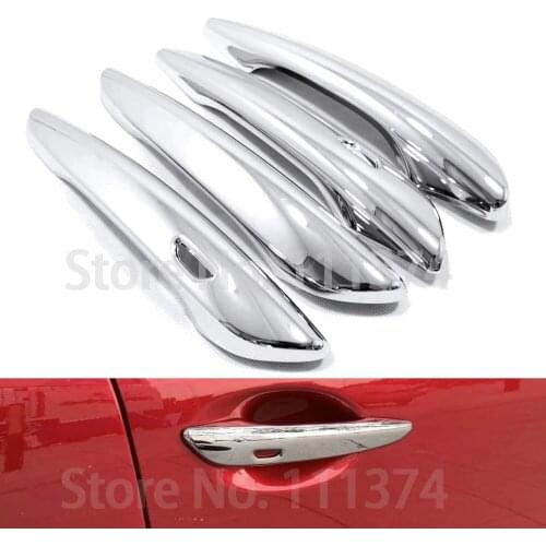 Chrome for Mazda CX30 CX-30 2020 2021 Door Handle Cover Trim Protection With Smart Key Hole Car Accessori