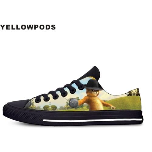Flats Classic Canvas Shoes Shrek Funny Movie Hot Cool Women Woman Black Flats 3D Print Casual Fashion Shoes