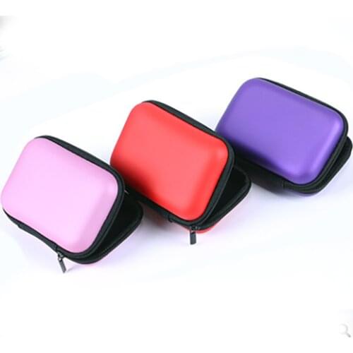 Mobile hard drive storage box 2.5 inch compact hard drive storage bag waterproof charger data cable storage bag eva hard drive b