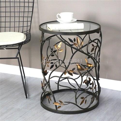 Creative Personality Nordic Living Room Coffee Table Bedroom Simple Bed Coffee Table Leisure Balcony Coffee Table Window Table