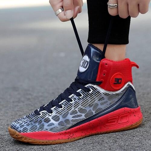 New Arrival High-top Shoes Men Outdoor Sneakers Wear Resistant Cushioning Shoes Breathable Basketball Shoes Unisex