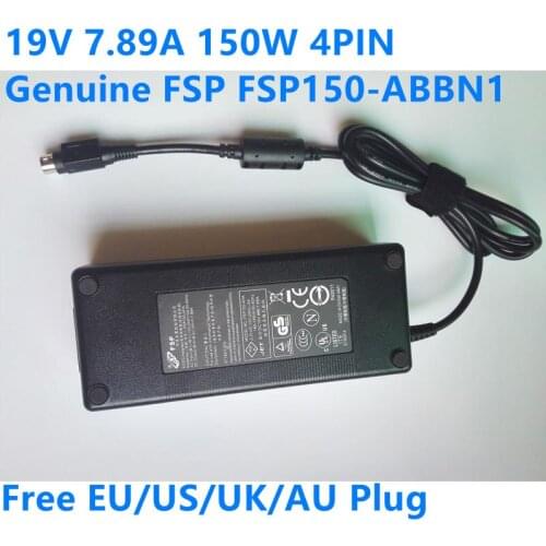 Genuine FSP150-ABBN1 19V 7.89A 150W 4PIN AC Adapter For FSP150-ABBN2 IPC912-213-FL-A TOBII TX300 GETAC X500 Power Supply Charger