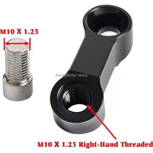 M10x1.25mm Mirror Mount Riser Adapter FOR Suzuki Intruder 800 1400 1500 1993 1994 1995 1997 1998 1999 2000 2001 2002 2003 2004