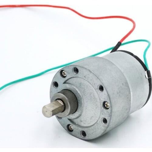 Positive and reverse 500 DC speed reduction motor 37 all metal gear reducer DC6V 9V 12V 275-550rpm 80mA