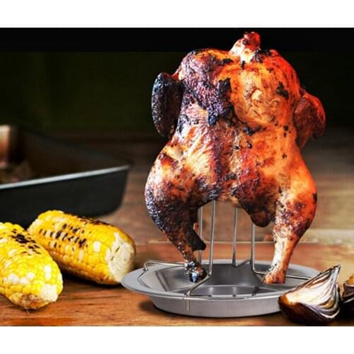 BBQ Grill High Quality Roast Chicken Bracket Easy To Carry Separate Storage Grill Bracket for Poultry Creative Barbecue Bracket
