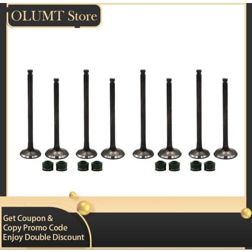 1/2/4 Pairs Motorcycle Engine Parts Intake Exhaust Valve Stem Kit For KAWASAKI EL250 Eliminator 250 252 EX250 Ninja ZZR250