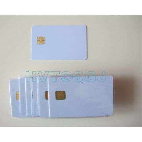 100pcs Hot sale Plastic pvc contact ic Sle4428 Chip Card Free shipping